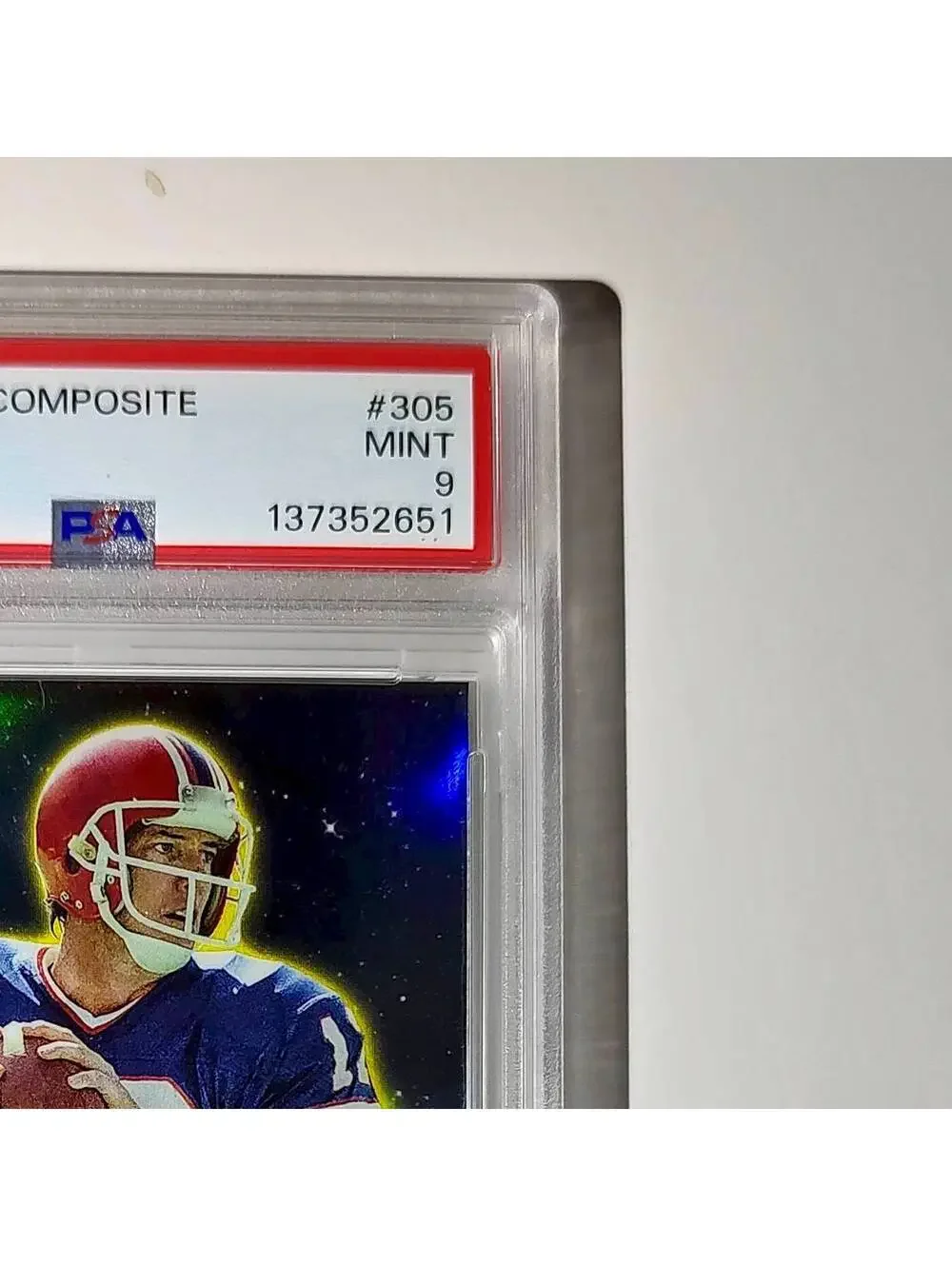 Jim Kelly 2023 Topps Midnight Morning Parallel 057/125 #305 PSA 9 Mint